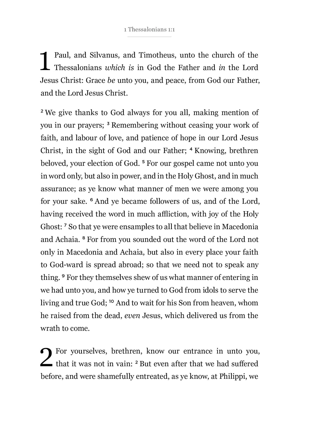 1–2 Thessalonians - New Testament Bible Journal