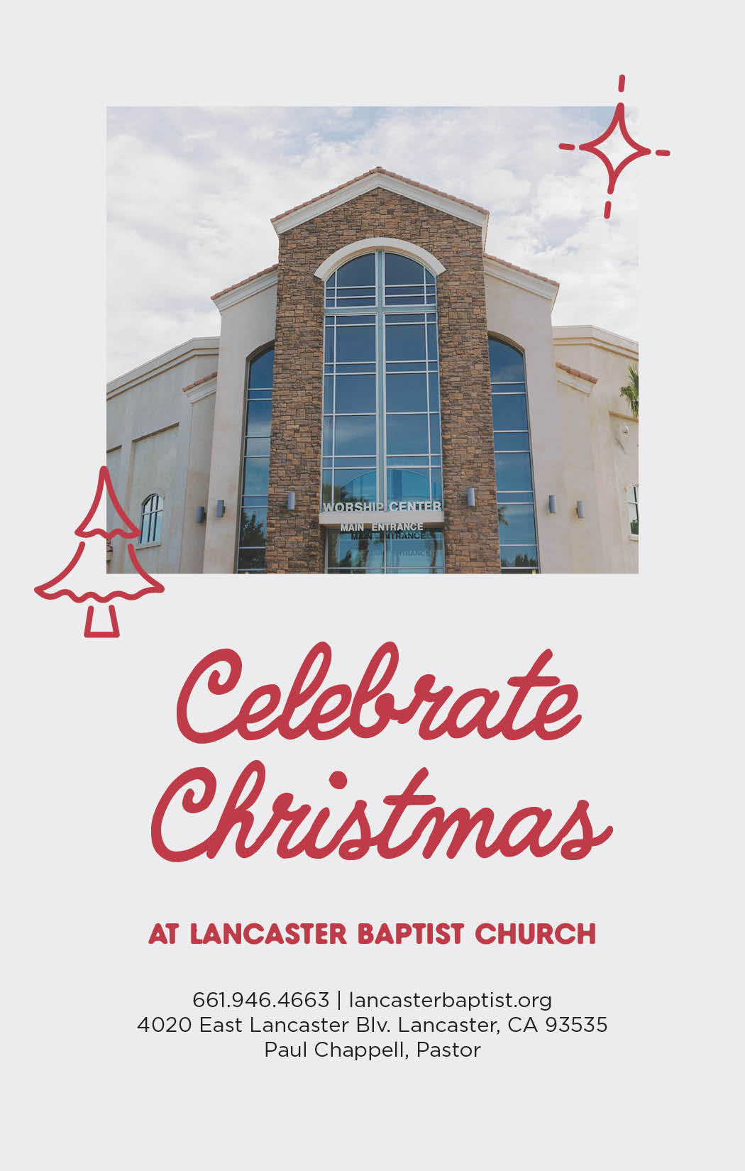 Celebrate Christmas—Outreach Card