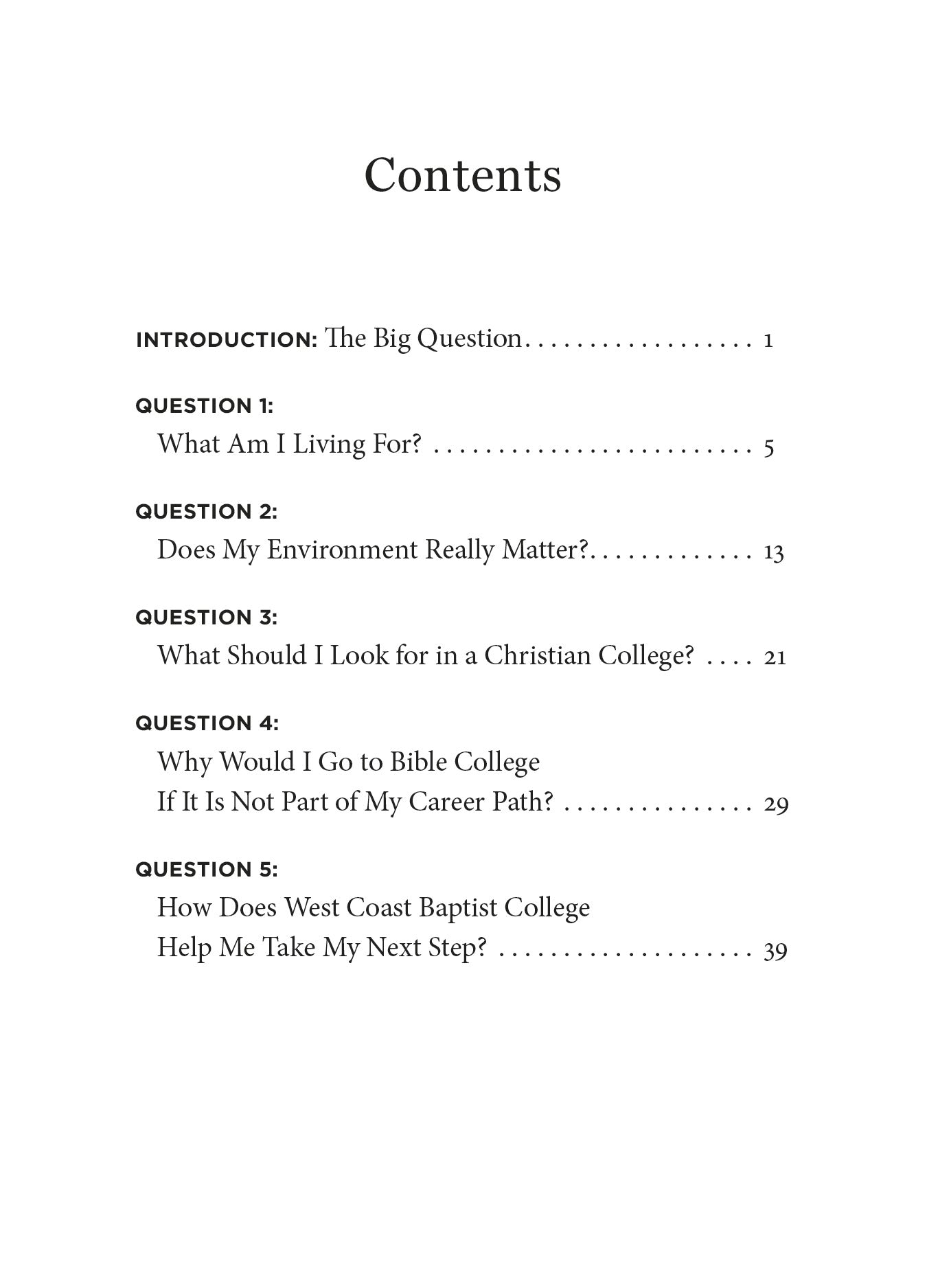 How Do I Choose the Right College?
