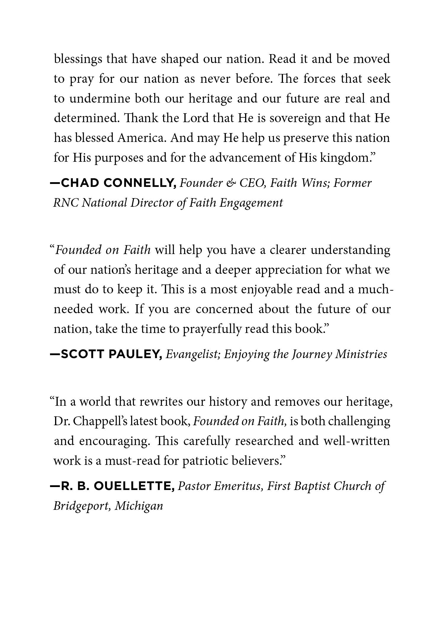 Founded on Faith