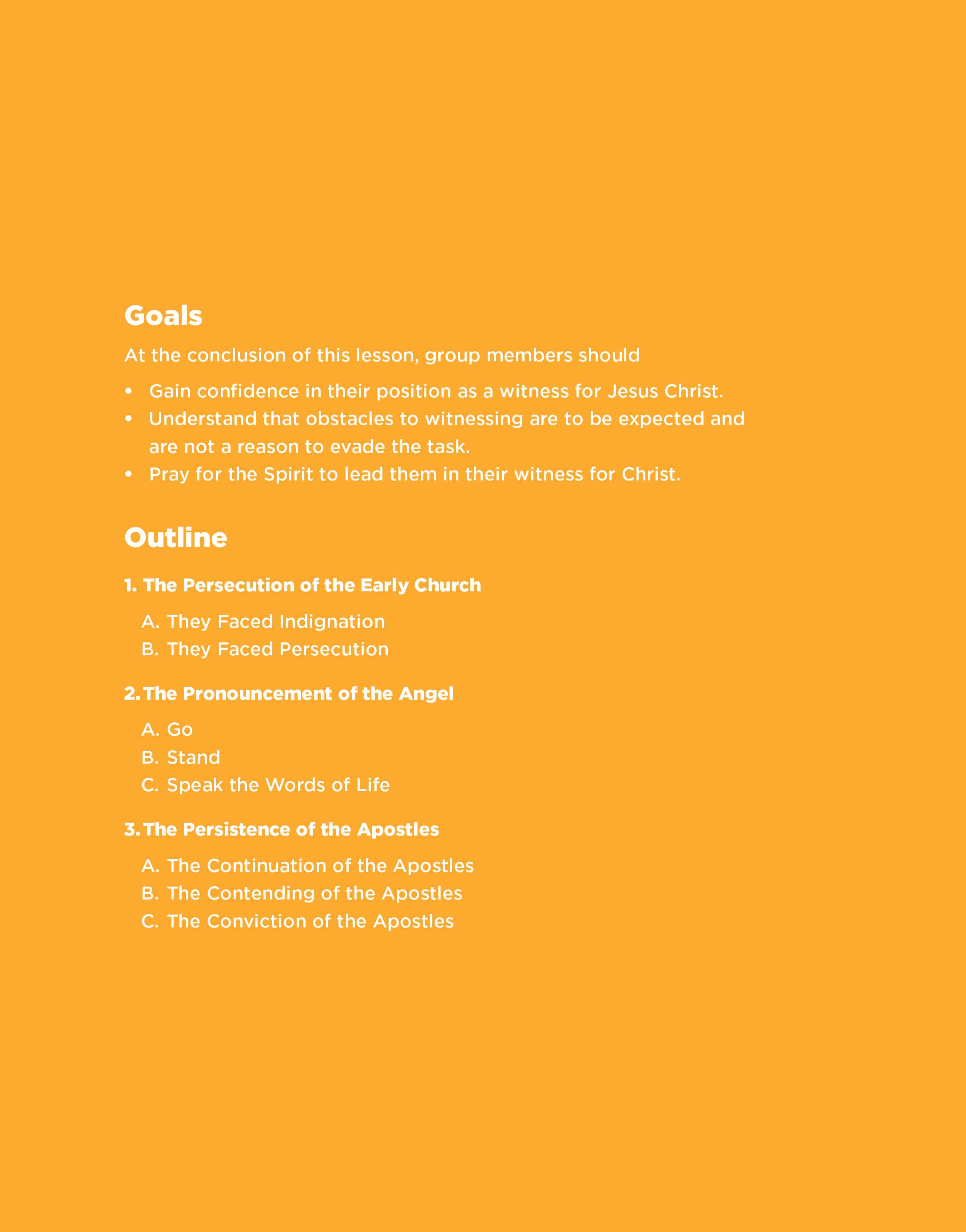 Go, Stand, Speak Leader Guide