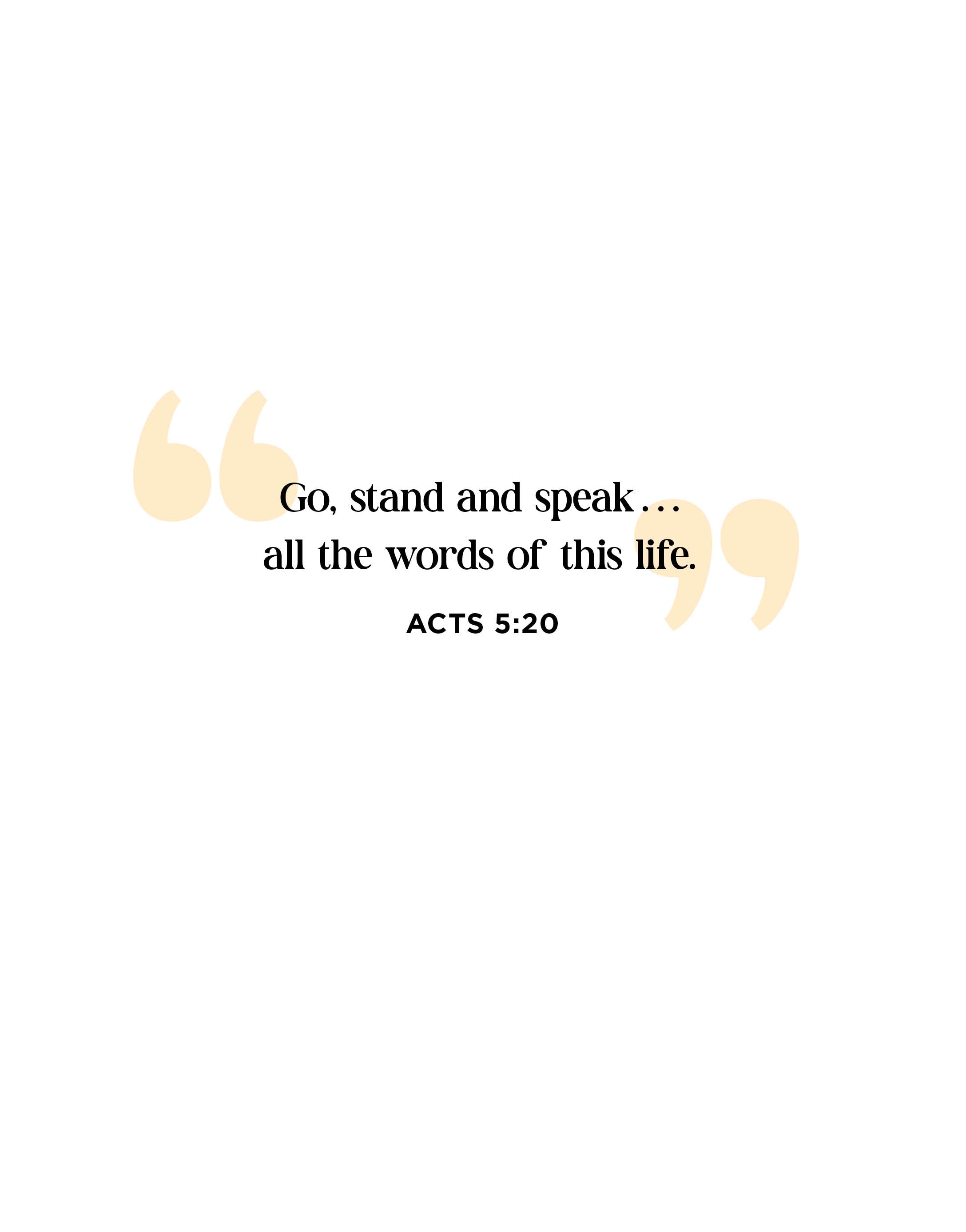 Go, Stand, Speak Leader Guide