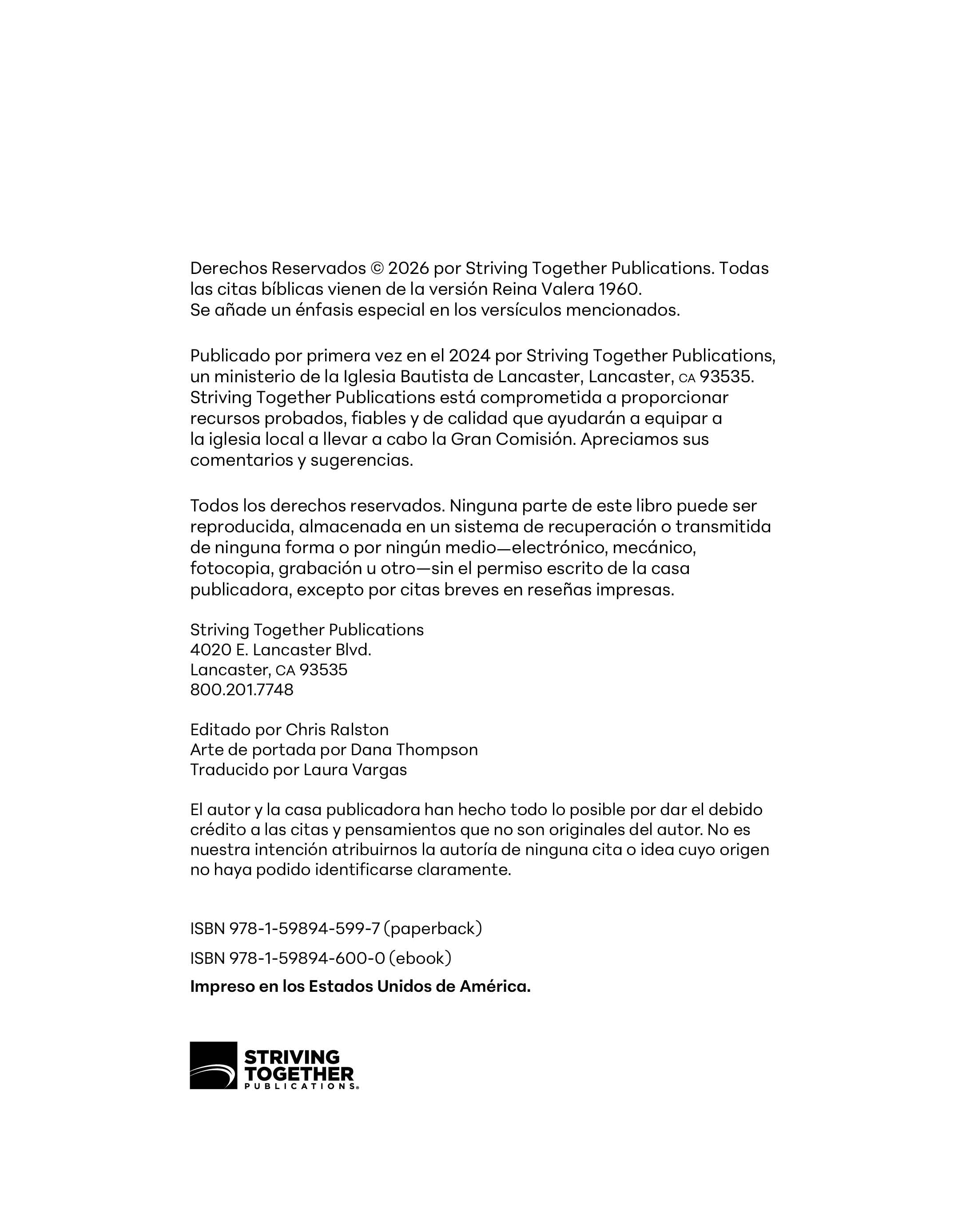 Creciendo a través de la aflicción: Cómo continuar en Cristo - cuaderno de trabajo (Growing Through Grief Workbook - Spanish)