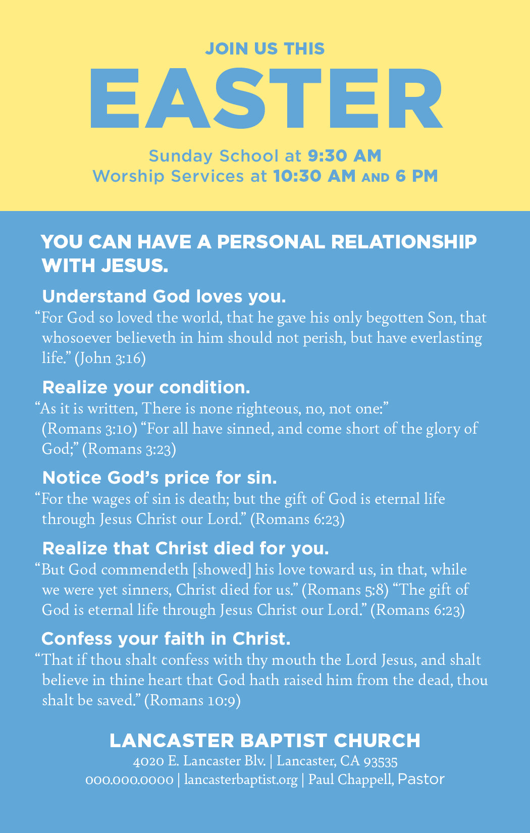 Easter He is Risen—Outreach Card