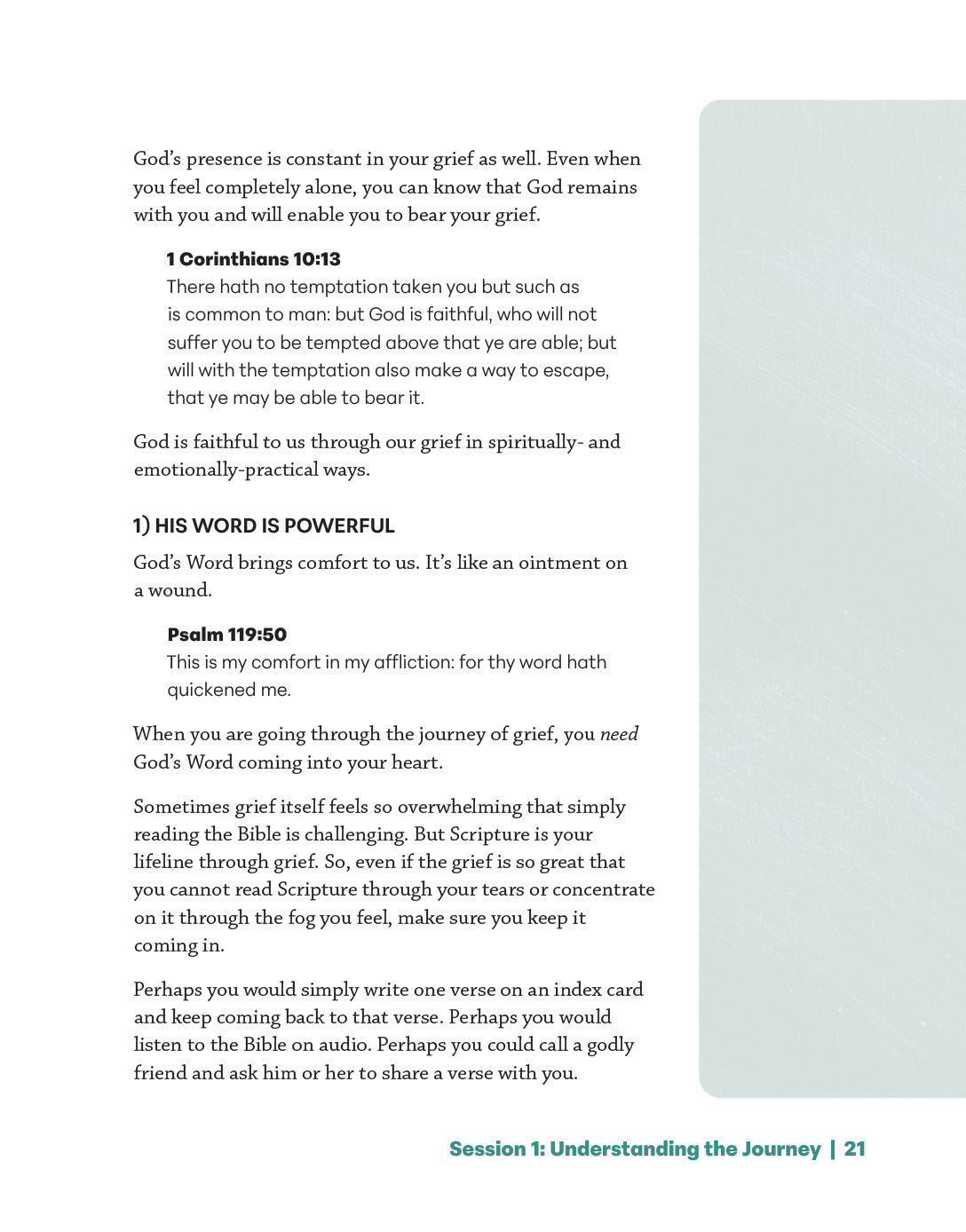 Growing Through Grief Leader Guide