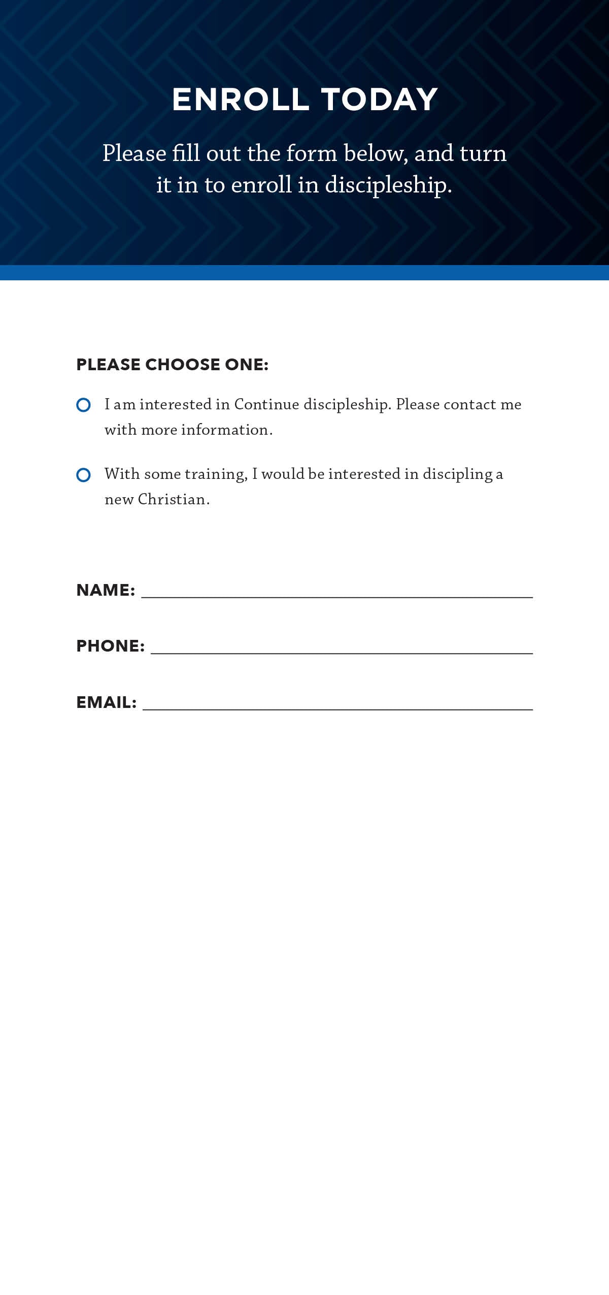 Continue Promotional Downloads