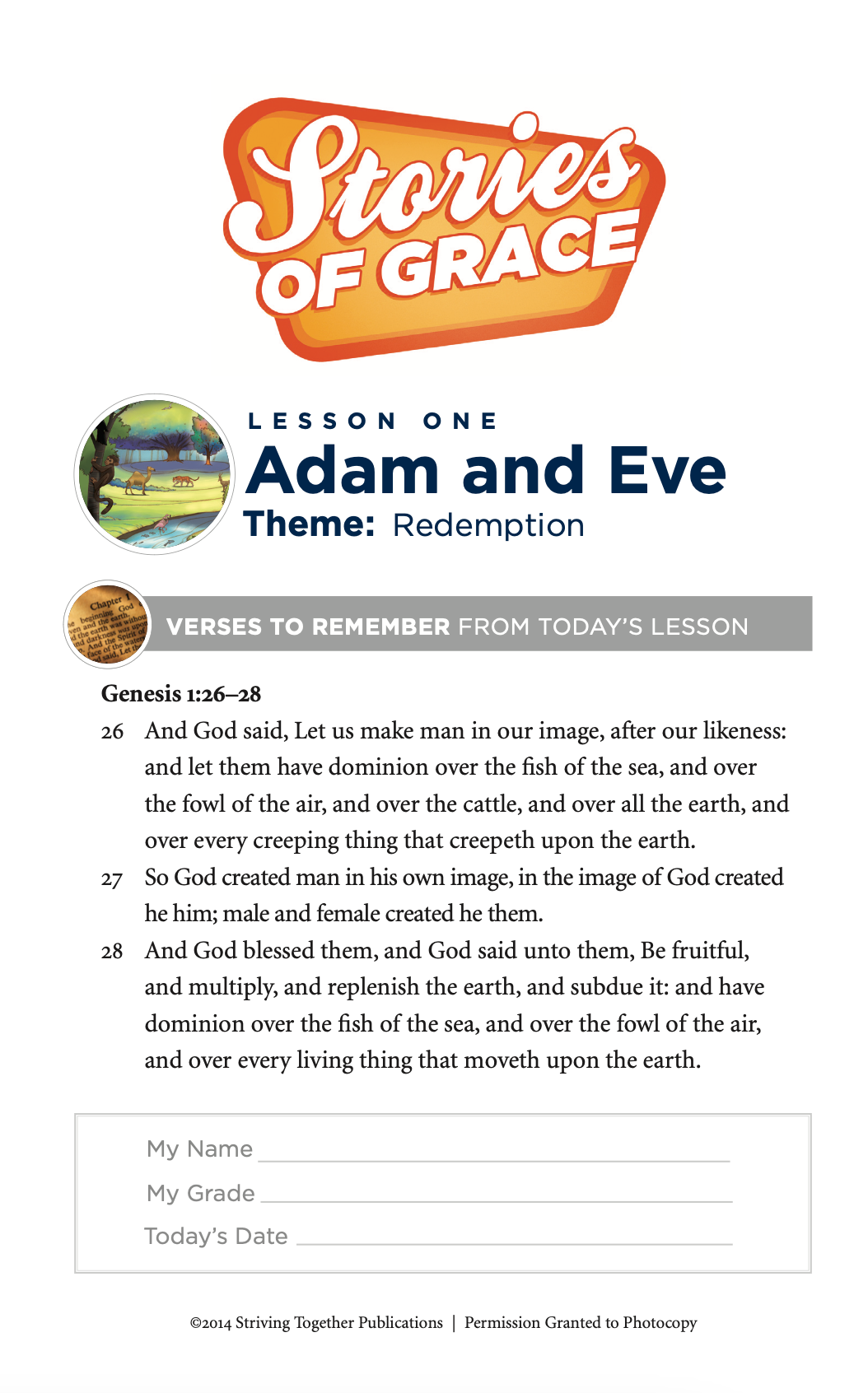 Stories of Grace: Old Testament Bible Characters Ministry Resource Download