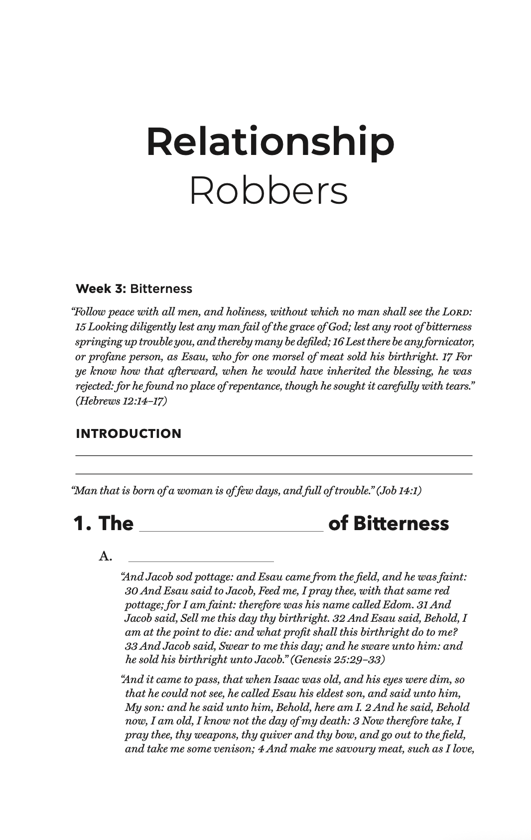 Relationship Robbers Media Download