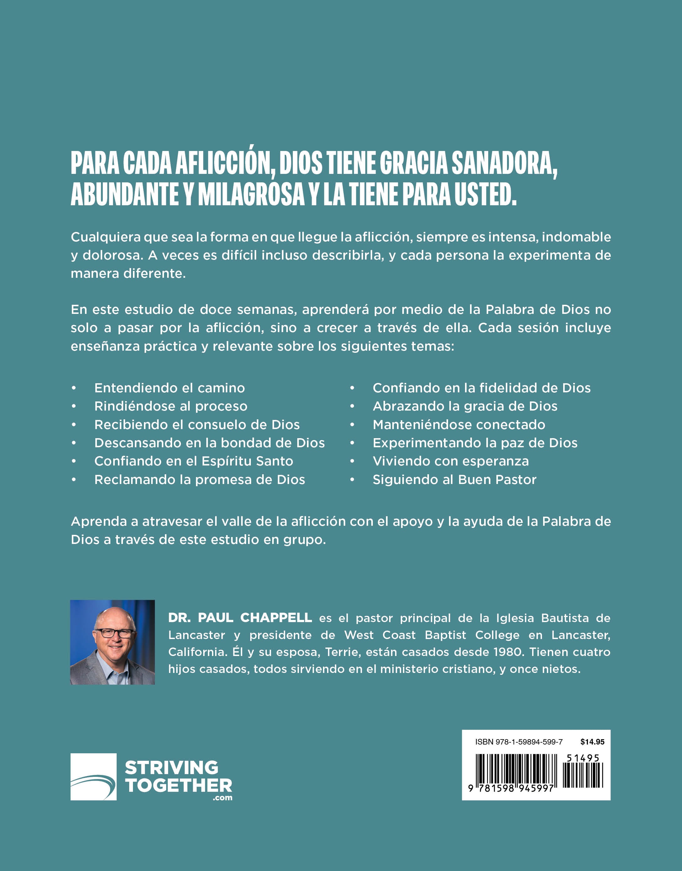 Creciendo a través de la aflicción: Cómo continuar en Cristo - cuaderno de trabajo (Growing Through Grief Workbook - Spanish)