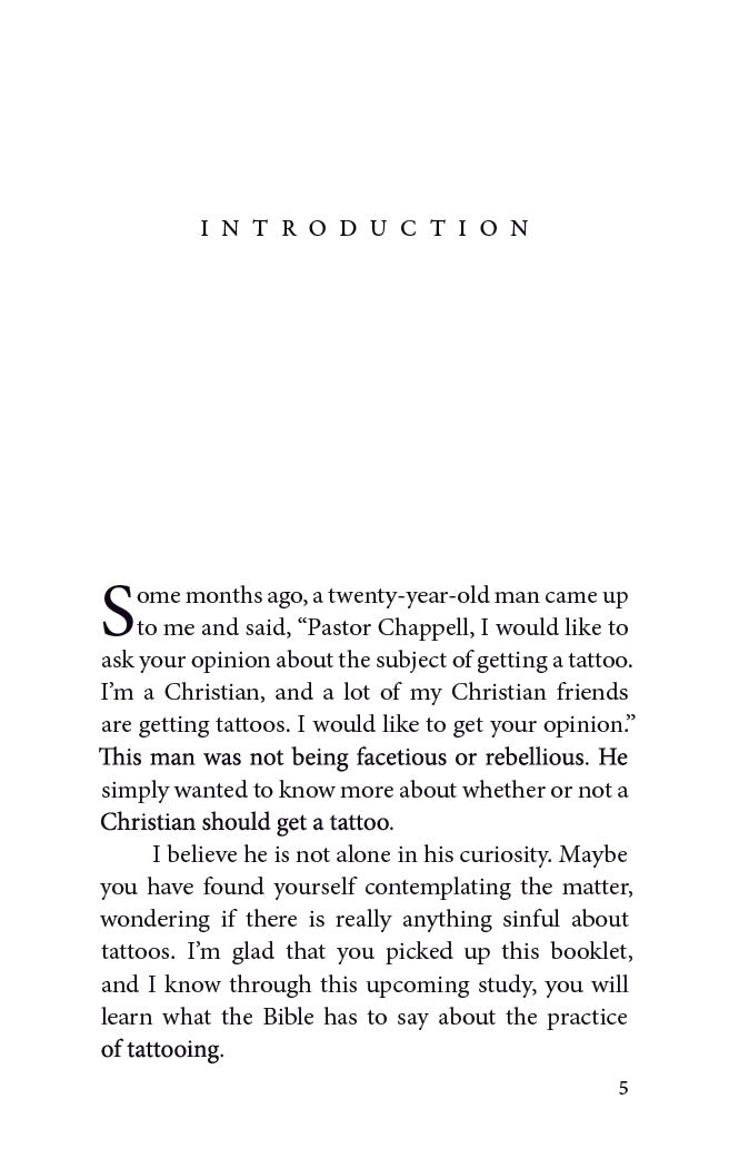 Should a Christian Get a Tattoo?