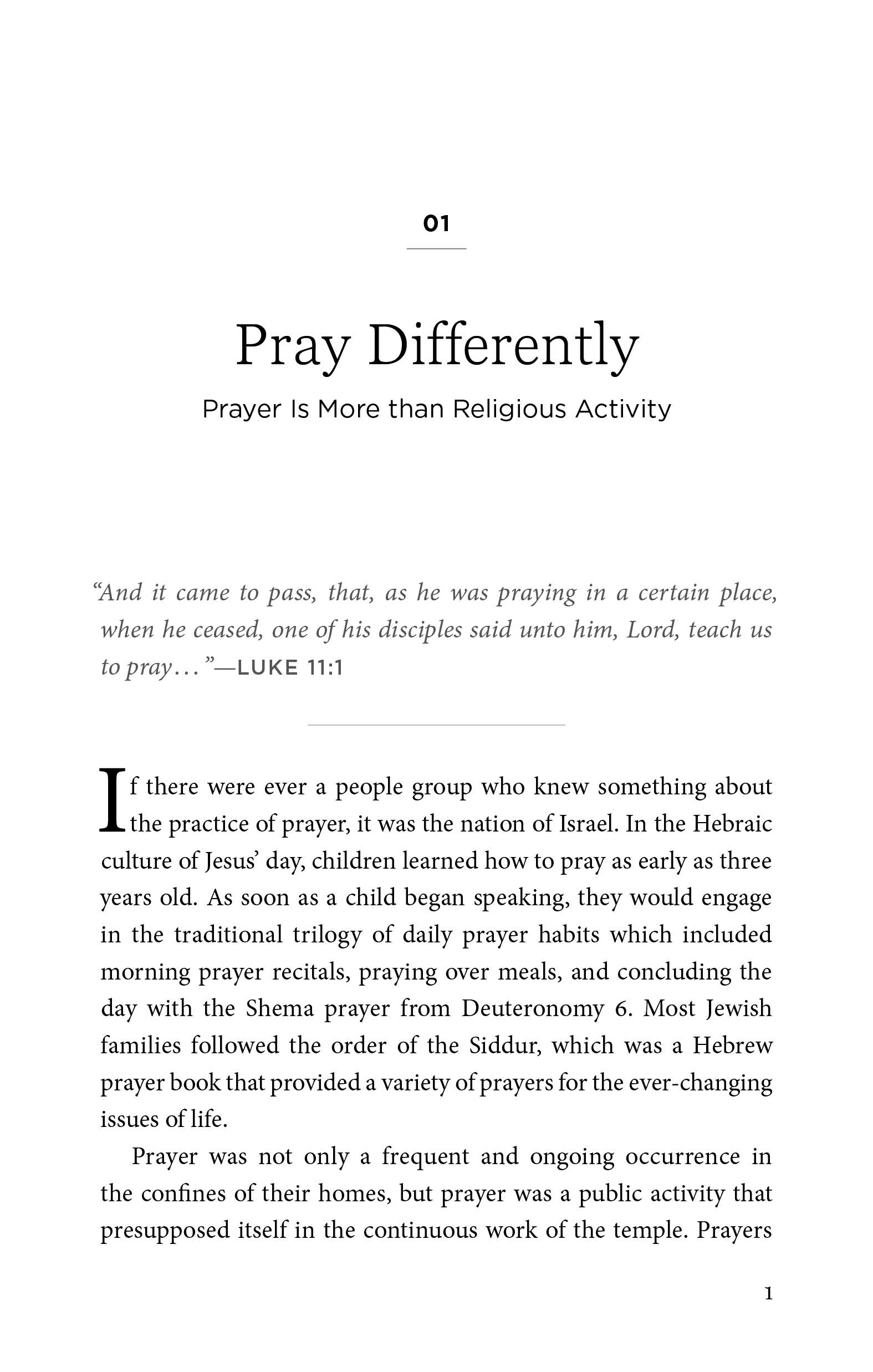 Teach Us to Pray
