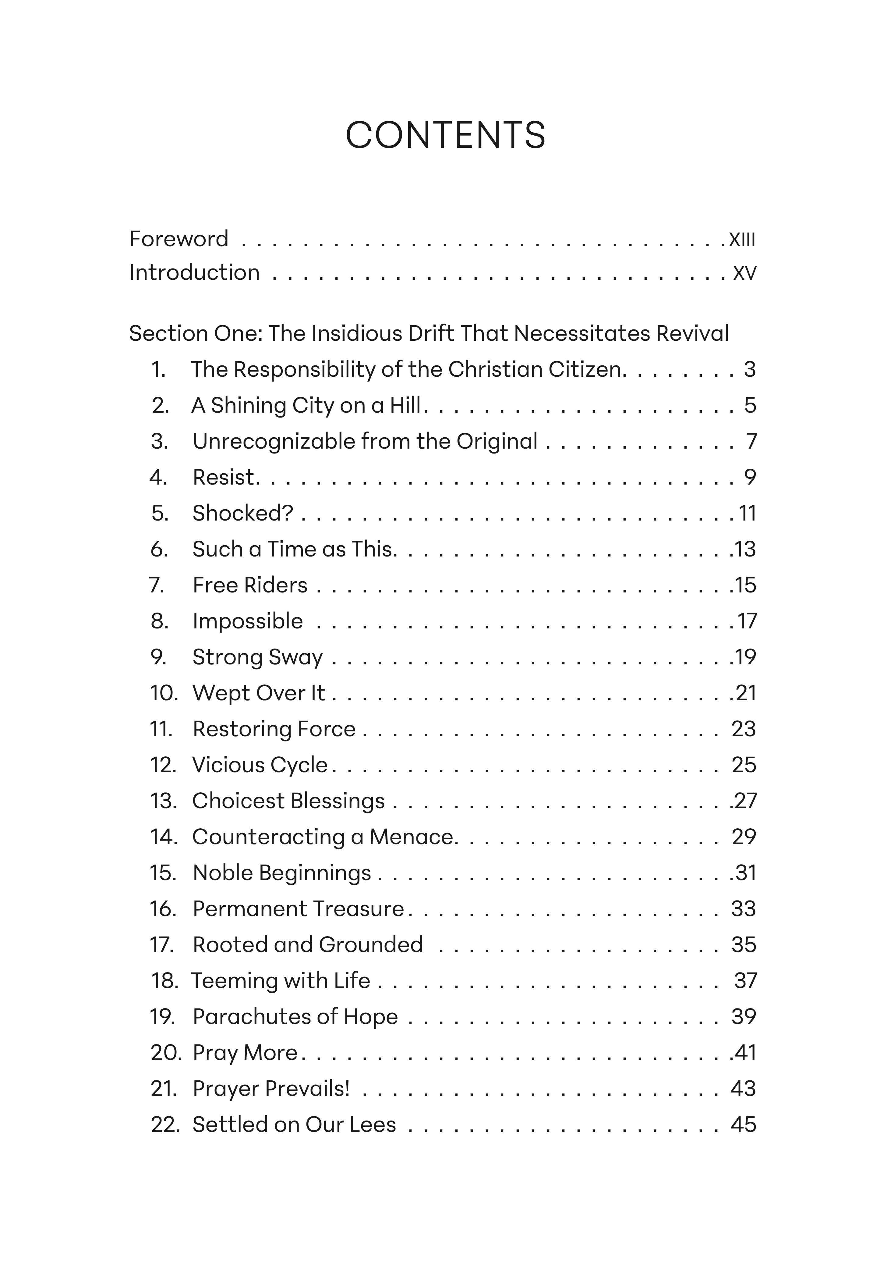 Prayers for A Nation