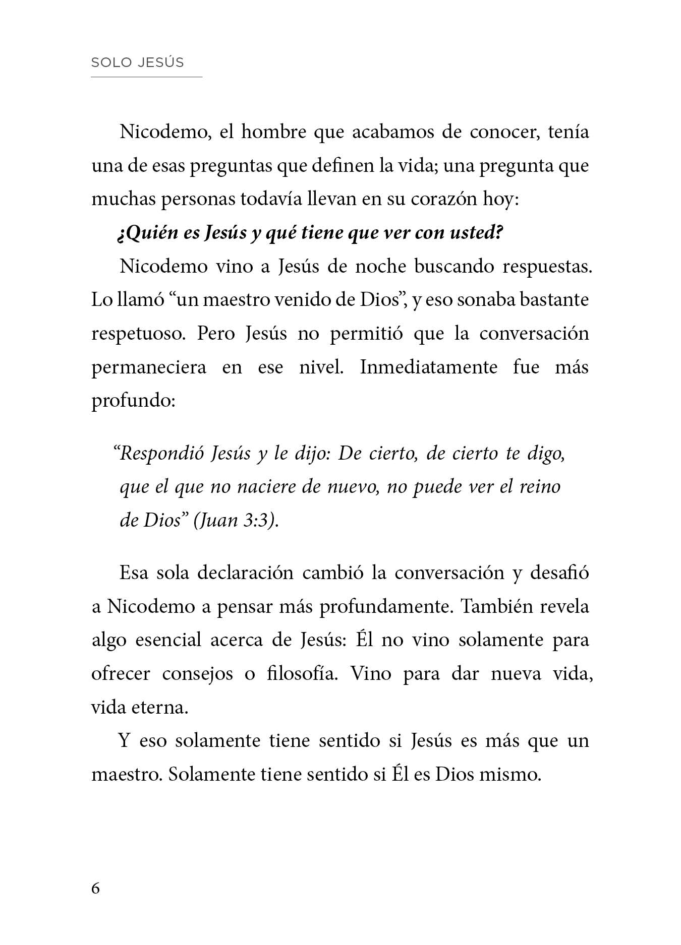 Solo Jesús