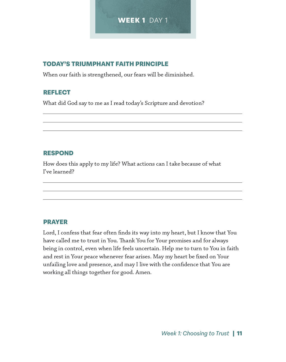 Faith that Triumphs Study Guide