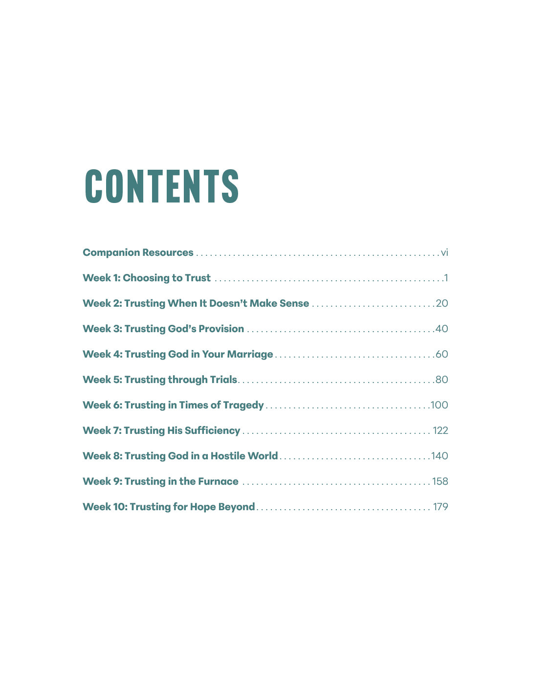 Faith that Triumphs Study Guide