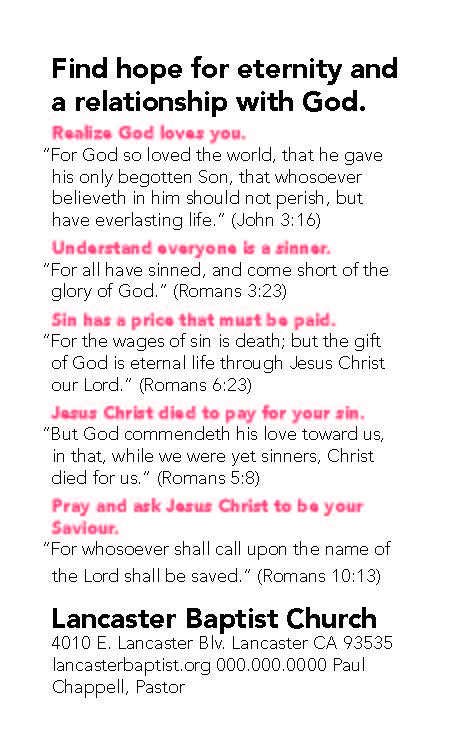 Hope is Found in Jesus Palm Trees—Gospel Cards