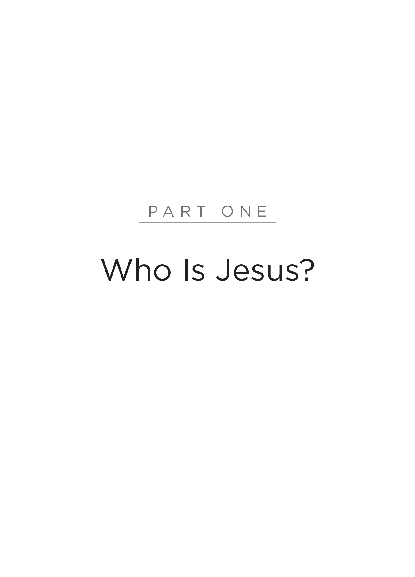 Only Jesus