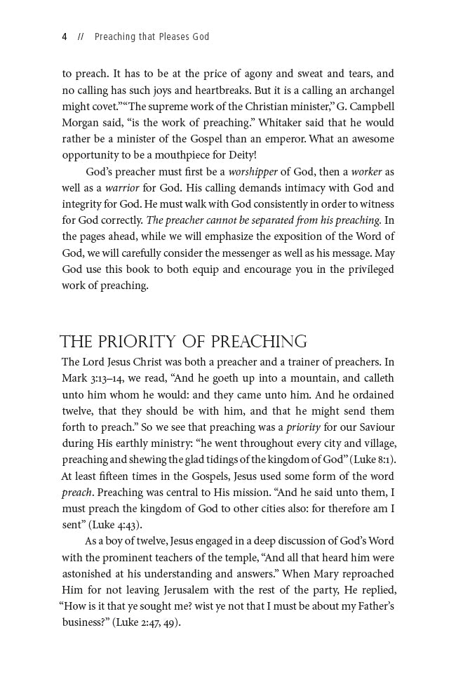 Preaching that Pleases God