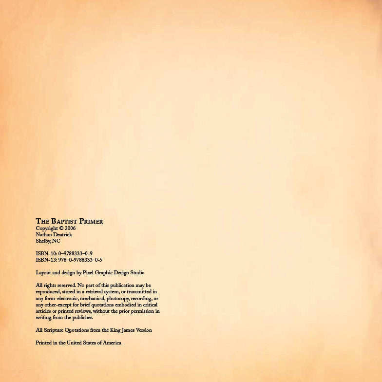 The Baptist Primer