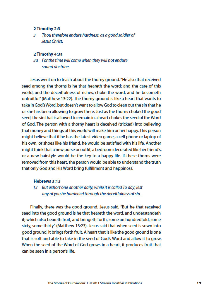 The Life of Christ: Stories of Our Saviour Teacher Edition