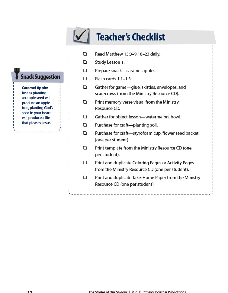 The Life of Christ: Stories of Our Saviour Teacher Edition