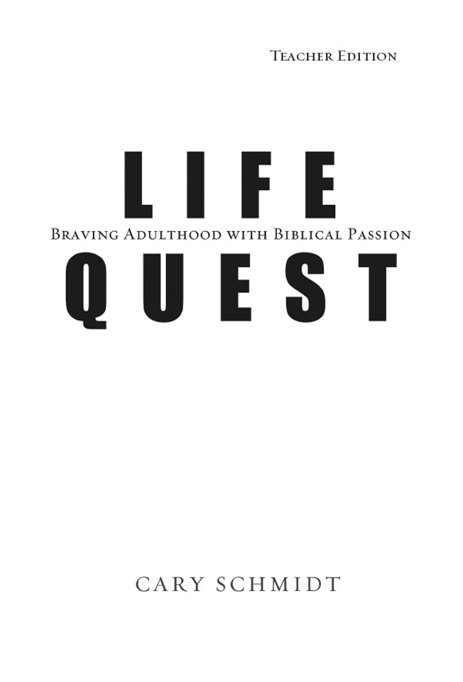 Life Quest Teacher Edition