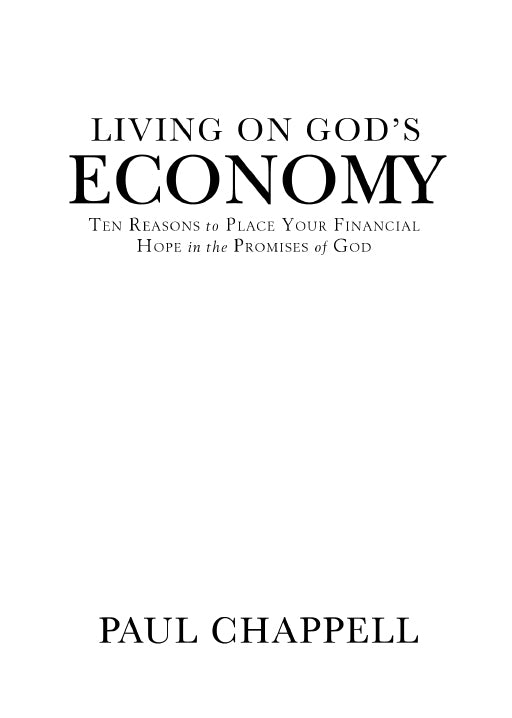 Living on God's Economy