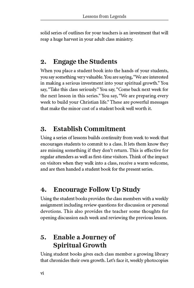 Lessons from Legends Teacher Edition Download