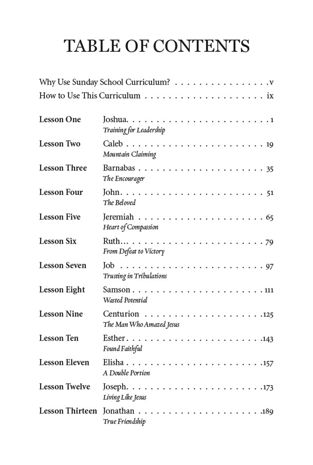 Lessons from Legends Teacher Edition Download