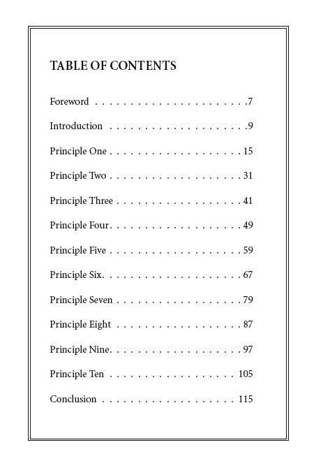 Ten Principles for Biblical Living