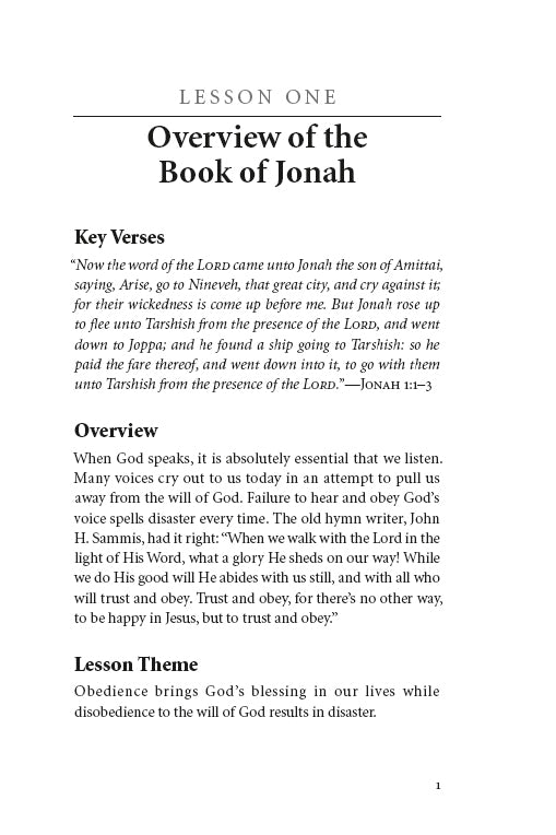 Jonah Teacher Edition