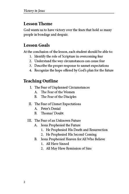 Victory in Jesus Teacher Edition Download