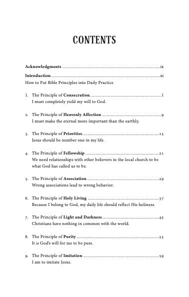A Principled Life