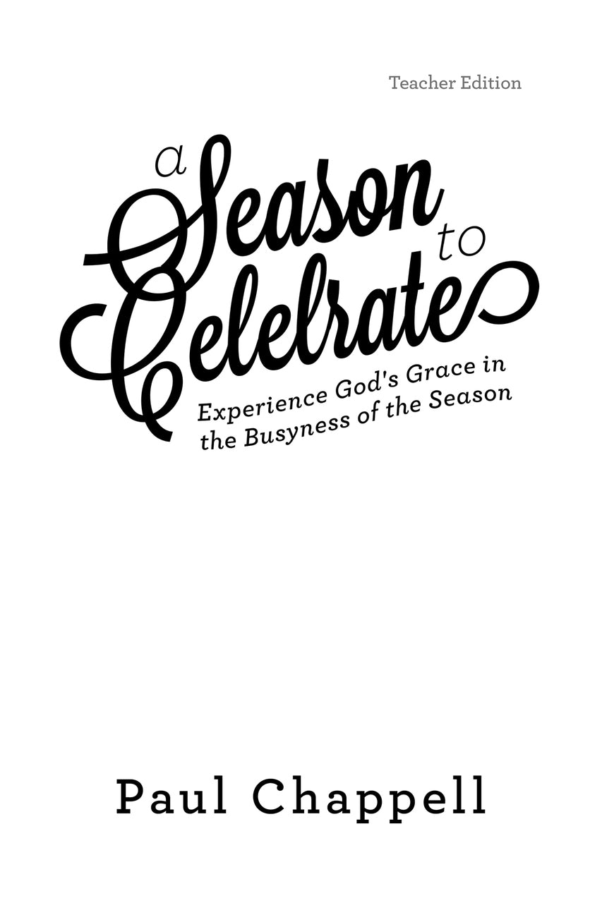 A Season to Celebrate Teacher Edition Download