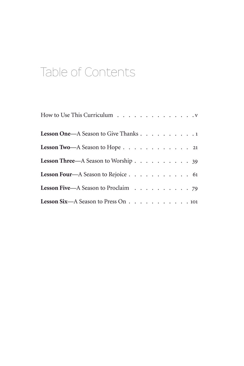 A Season to Celebrate Teacher Edition Download