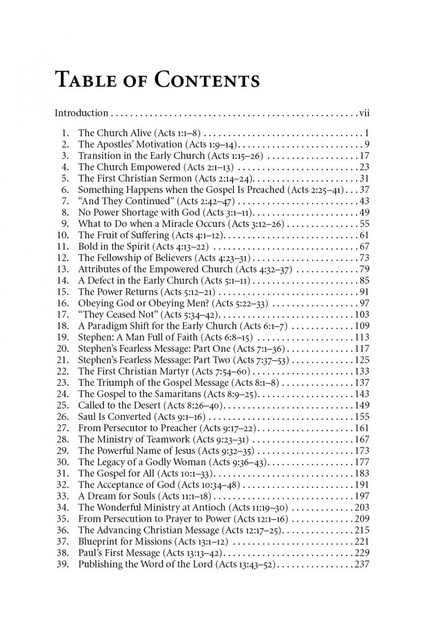 Acts: The Church Alive