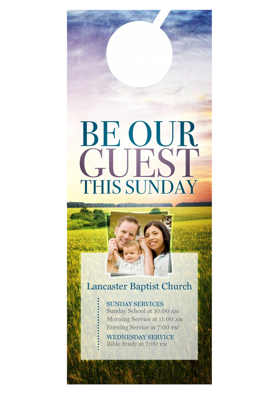 Be Our Guest—Door Hanger