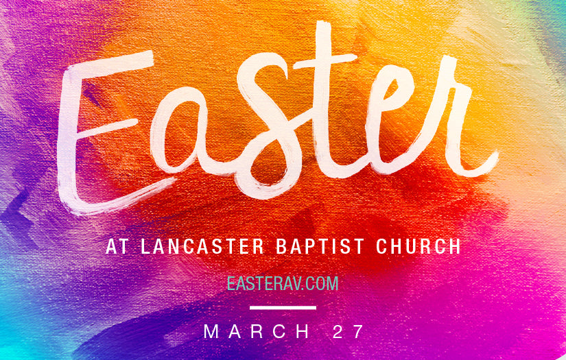 Colorful Easter—Outreach Card