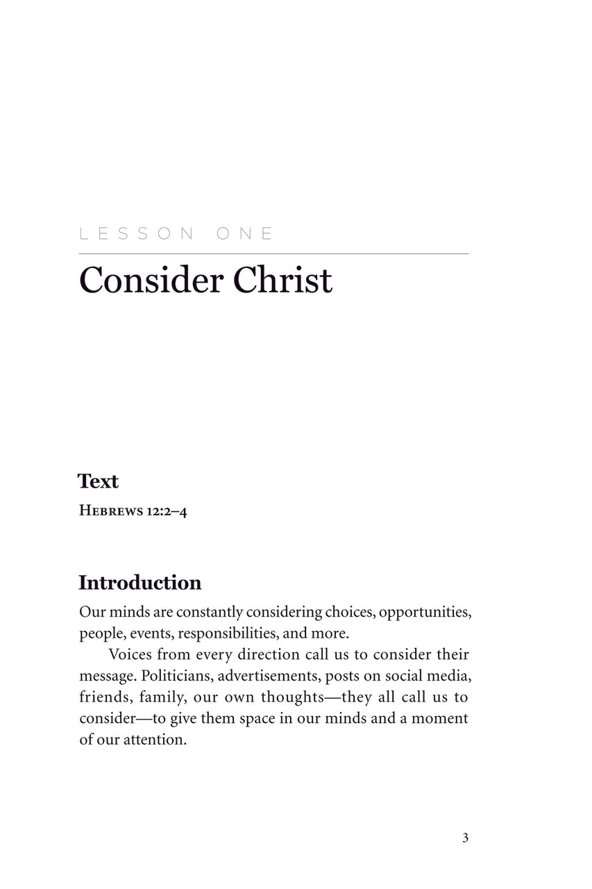 Consider Christ Teacher Edition Download