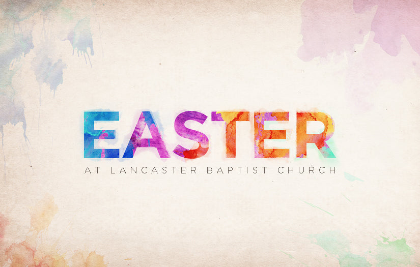 Easter Splash—Outreach Card