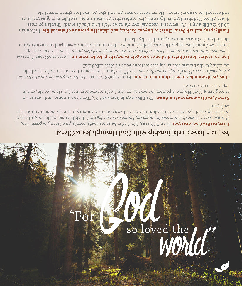 God's Love—Gospel Tract