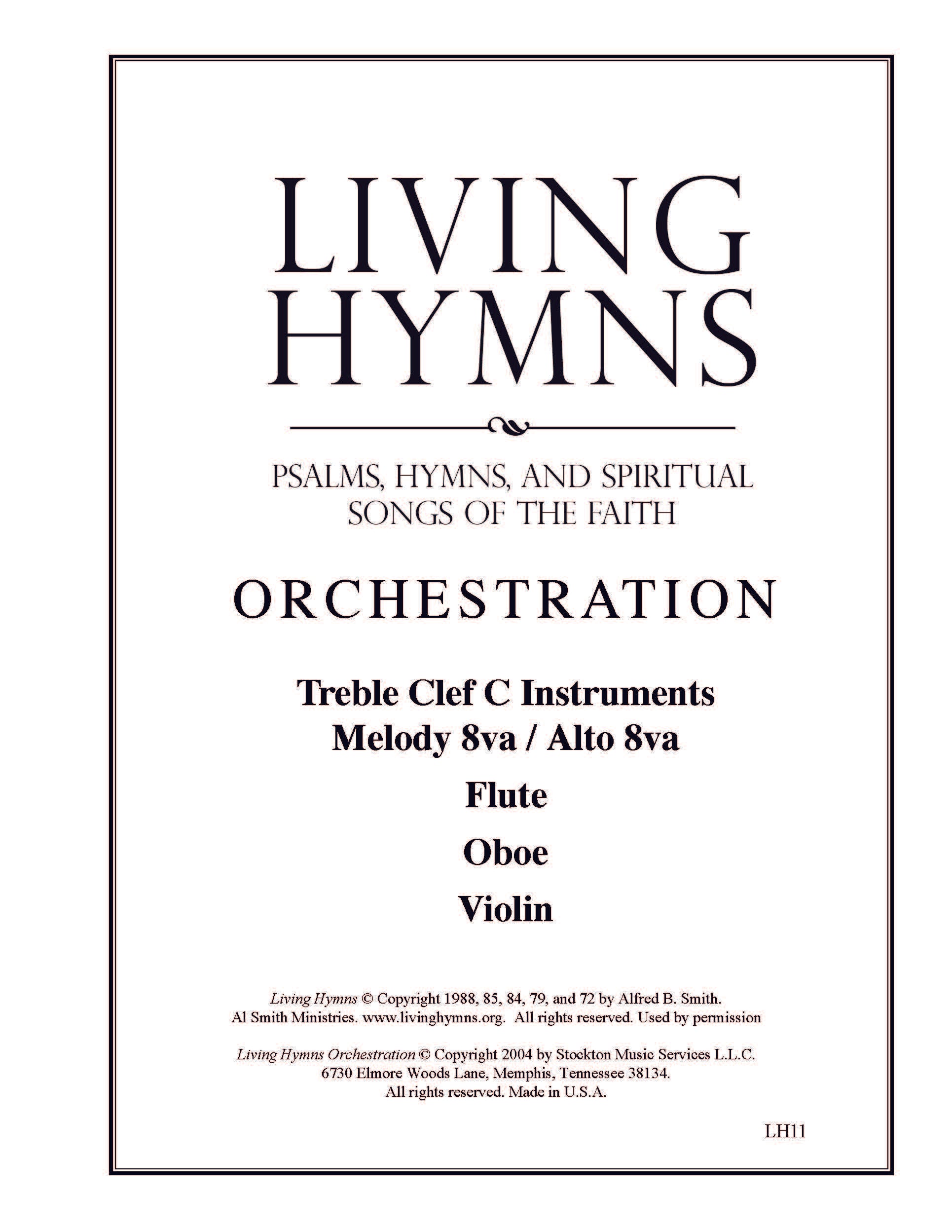 Living Hymns Orchestration: LH11 C (Flute, Oboe, Violin)