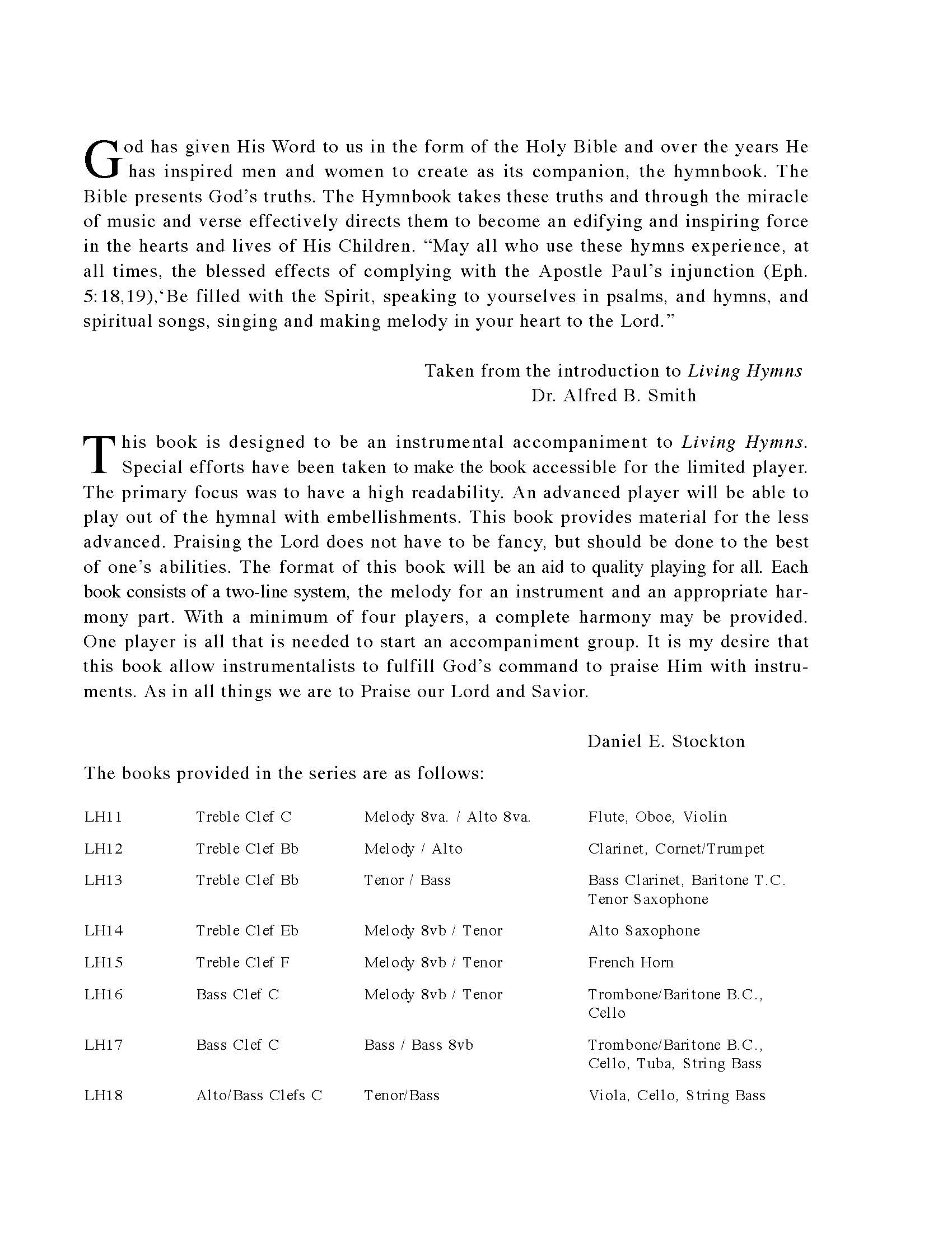 Living Hymns Orchestration: LH11  C (Flute, Oboe, Violin)