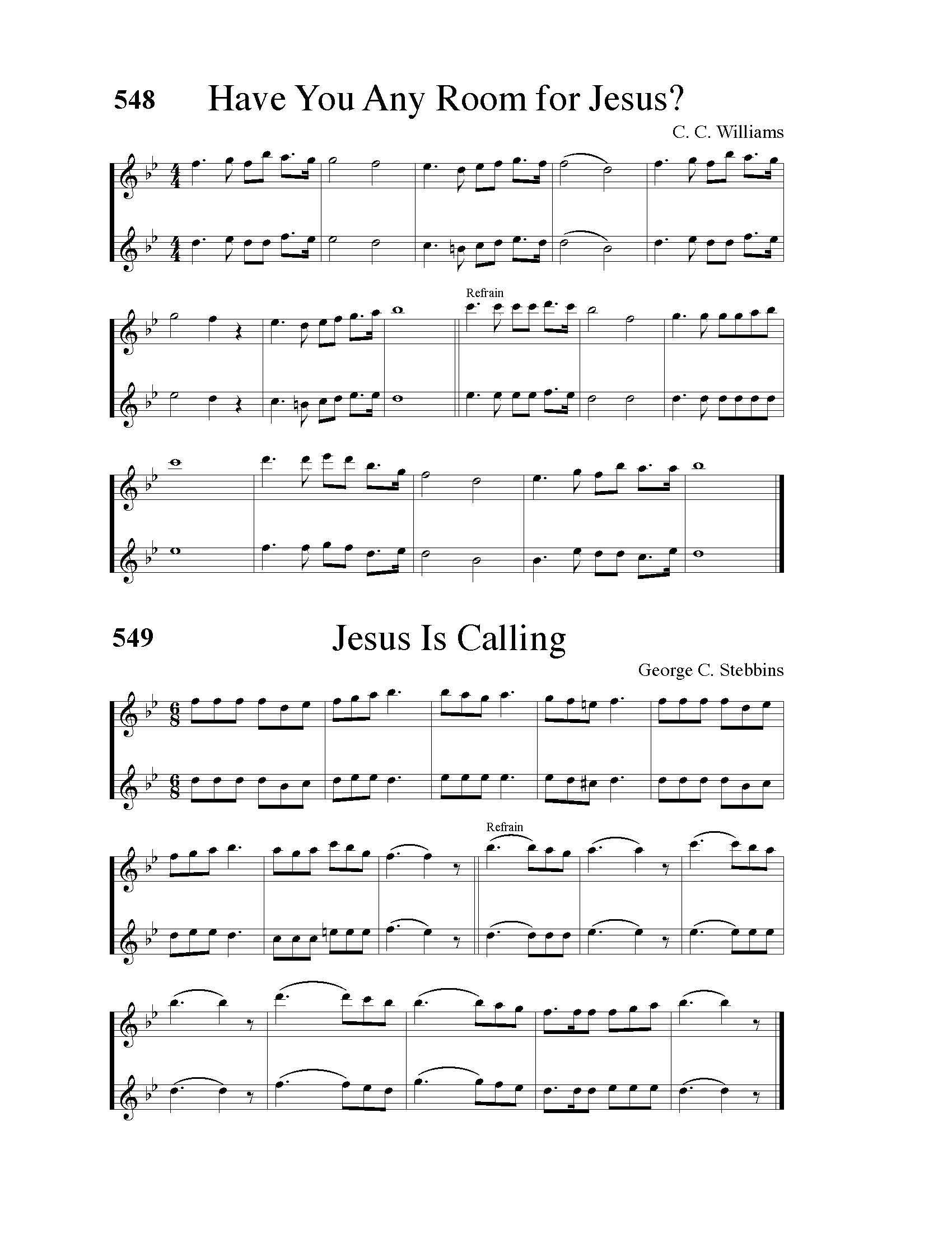 Living Hymns Orchestration: LH11 C (Flute, Oboe, Violin)