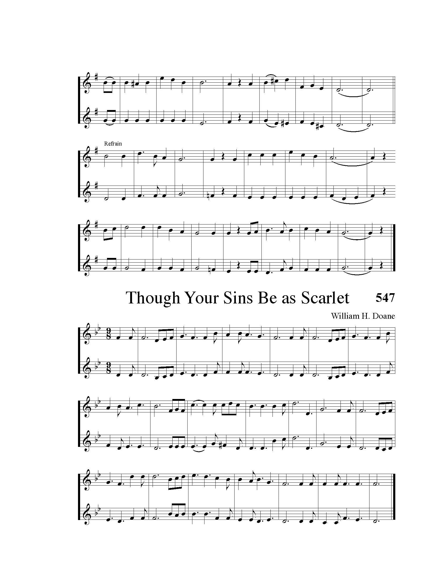 Living Hymns Orchestration: LH12 B flat (Clarinet, Cornet/Trumpet)