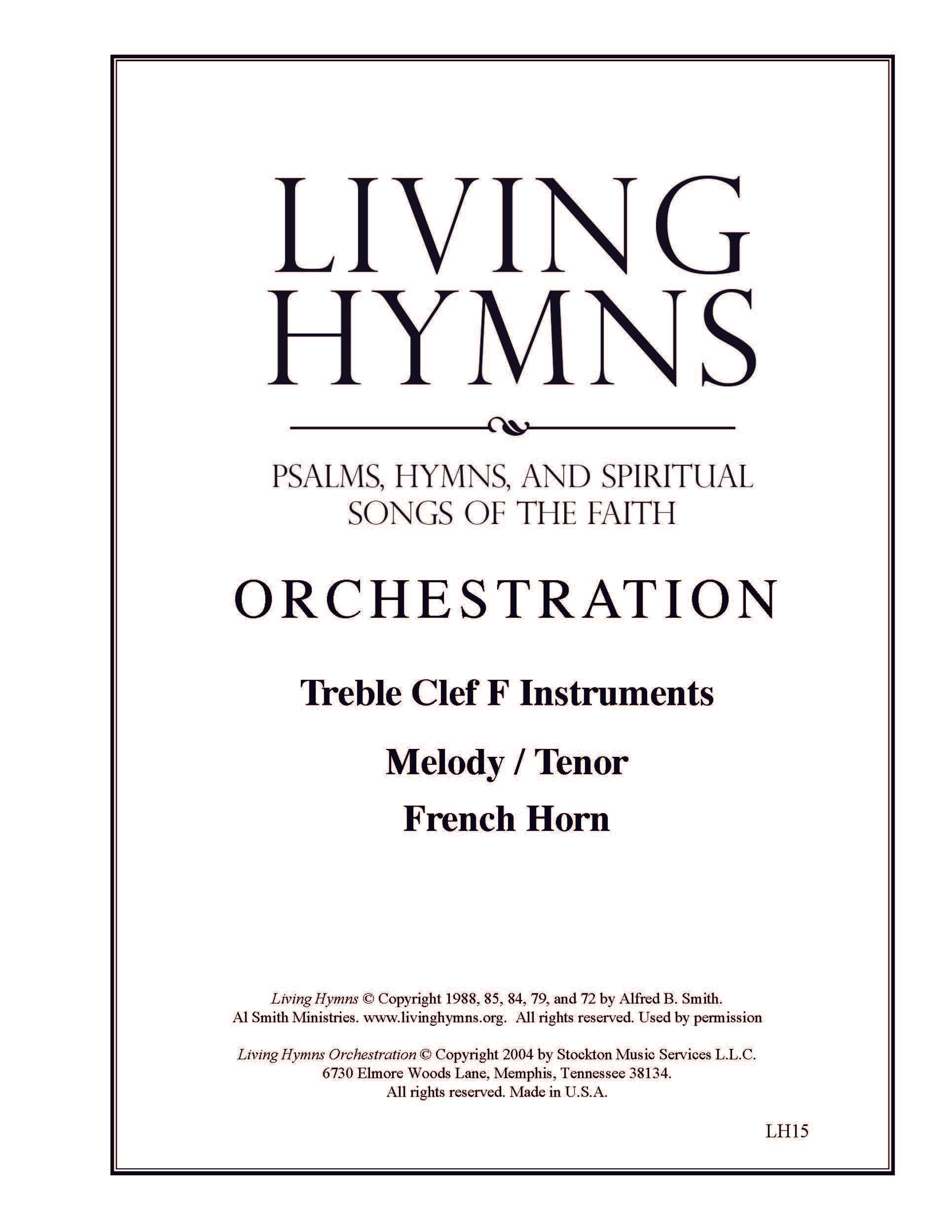 Living Hymns Orchestration: LH15 F (French Horn)