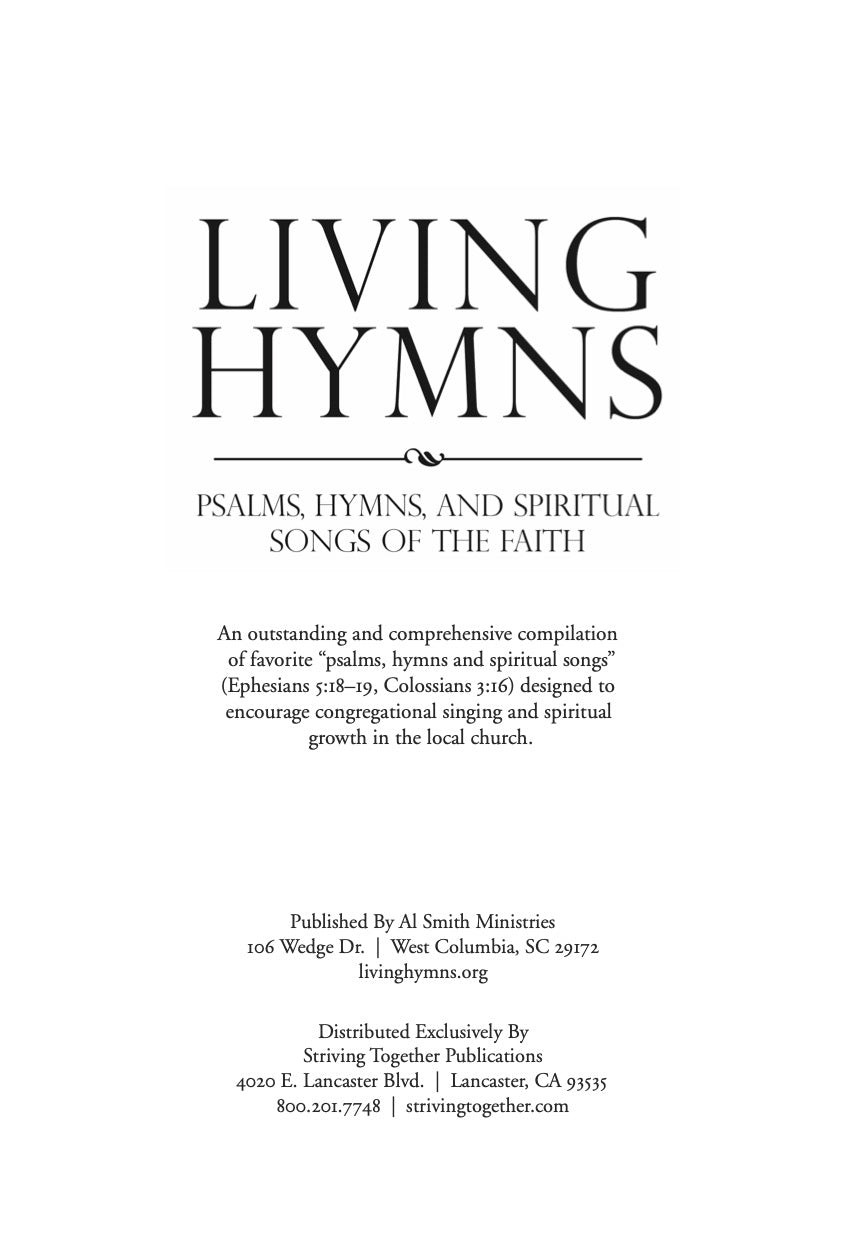 Living Hymns Large Print Piano Book Burgundy