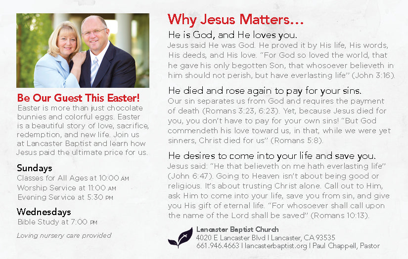 Love Paid the Ultimate Price—Outreach Card