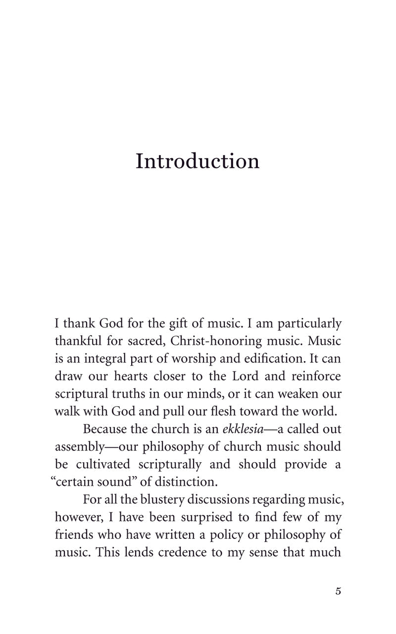 Biblical Principles for Music and Worship Download