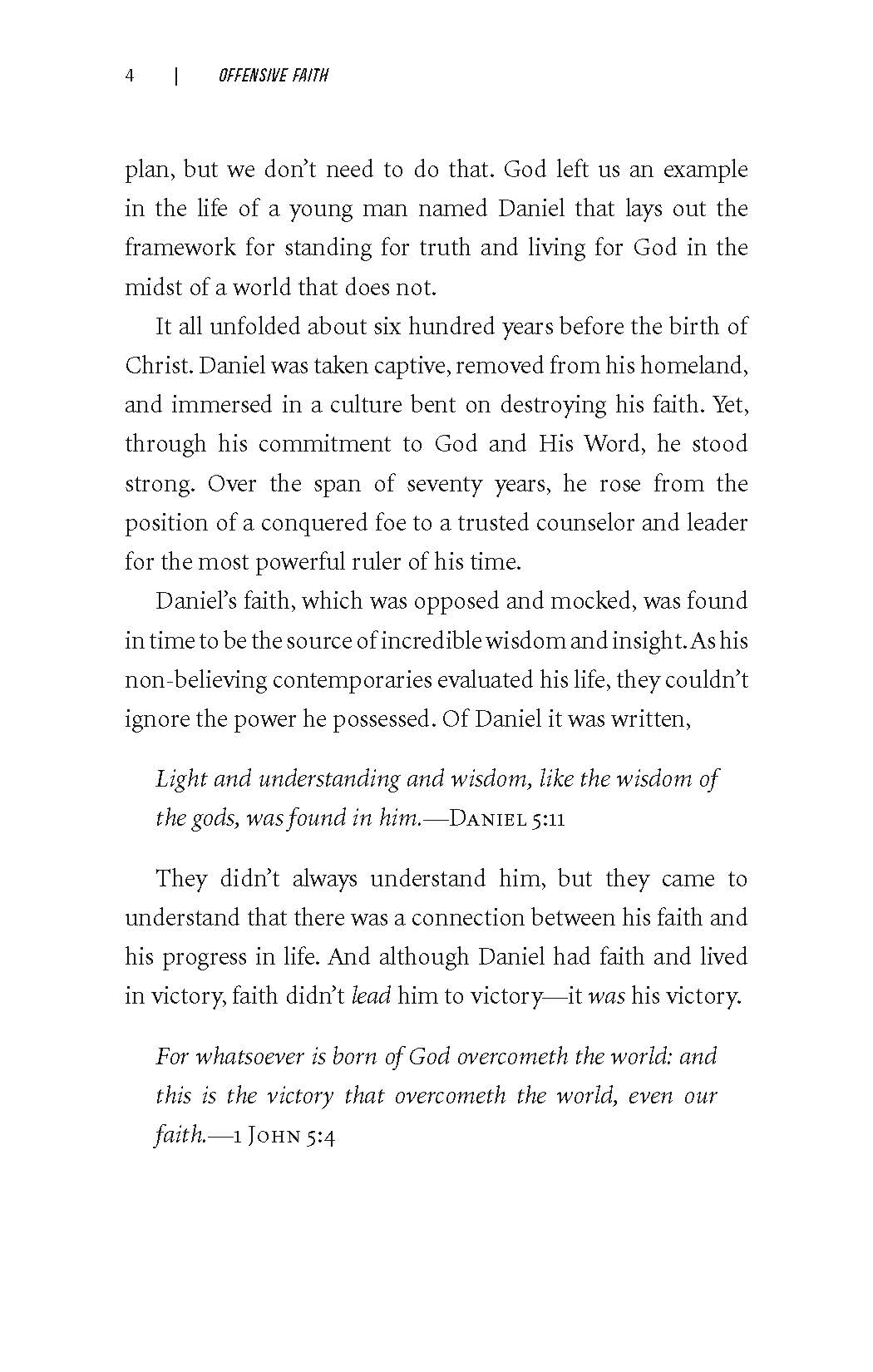Offensive Faith
